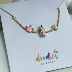 Unicorn Dreams Baby Girl Bracelet 2.46 Grams, 18KT Gold