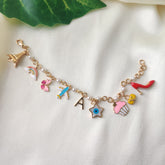 Whimsical Adventures Charm Bracelet 10.6 Grams, 18KT Gold
