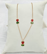 Rose Chain 1.56 Grams, 18KT Gold