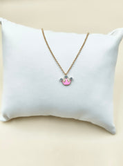 Crown with chain 0.89 grams, 18KT Gold