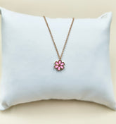 Flower chain 1.01 grams, 18KT Gold