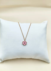 Flower chain 1.01 grams, 18KT Gold