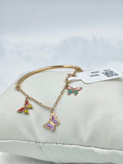 Butterfly Kada 1.86 Grams, 18KT Gold