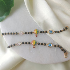 Cloude Balloon Evil Eye Nazariya Pair 5.13 Grams, 18KT Gold