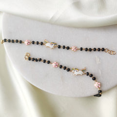 Flower Unicorn Flower Nazariyas 5.42 Grams a Pair, 18KT Gold