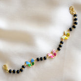 Three Butterfly Nazariya 2.89 Grams a Pair, 18KT Gold