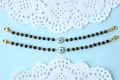 Evil Eye Nazariya 3 Grams Pair, 18KT Gold