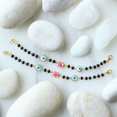 Elephant Evil Eye Nazariyas 4.2 Grams A Pair, 18KT Gold