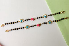 Elephant Evil Eye Nazariyas 4.2 Grams A Pair, 18KT Gold