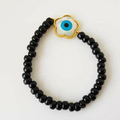 Flowers Evil Eye 0.45 Grams, 18KT Gold