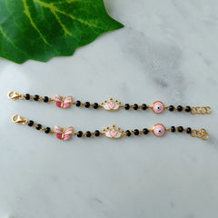 Butterfly Crown Evil Eye Nazariya 4.730 Grams a Pair, 18KT Gold