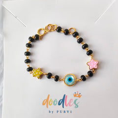 Evil Eye Star Charm Nazariya 4.12 Grams a Pair, 18KT Gold