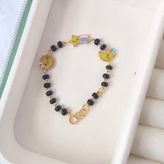 Sun & Moon Fantasy Nazariya 4.84 Grams a Pair, 18KT Gold
