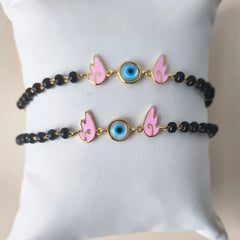 Evil Eye Wings Nazariya a Pair 3.85 Grams, 18KT Gold