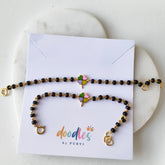 Four-Leaf Clover Good Luck Nazariya 2.54 Grams a Pair , 18KT Gold