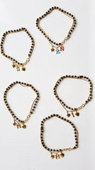 Personalized Initial Hand Mangalsutra 3.5 Grams, 18kt Gold