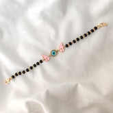 Evil Eye Angel Wings Hand Mangalsutra 4.5 Grams, 18kt Gold