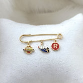 SpaceX Pin 2.56 grams, 18KT Gold