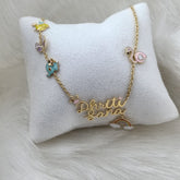 Personalised Name neckpiece 10.58 grams, 18KT Gold