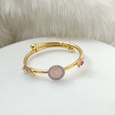Butterfly Initial and Rainbow kada 5.96 grams, 18KT Gold