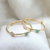 Cupcake Butterfly Kada 4.7 grams a Single Piece, 18KT Gold