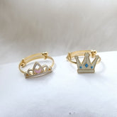 Royal Crown Ring 1.5 grams single piece, 18KT Gold