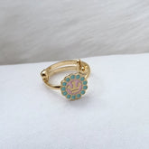 Crown ring 1.27 grams, 18KT Gold