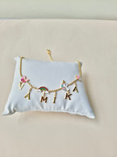 Alphabet Charm Necklace 8.3 Grams, 18KT Gold