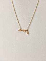 Name Necklace 4.52 Grams, 18KT Gold
