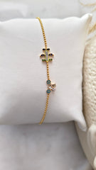 Airplane Adventure Bracelet 2.09 Grams, 18KT Gold