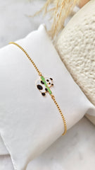 Panda Bamboo Buddy Bracelet 2.56 Grams, 18KT Gold