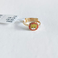 Lion Ring 1.15 Grams, 18KT Gold