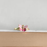 Butterfly Ring 1.06 Grams, 18KT Gold