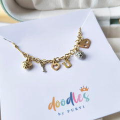 I ❤️ U Bracelet 2.8 grams, 18KT Gold