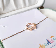 Celestial Spinner Bracelet 1.48 grams, 18KT Gold