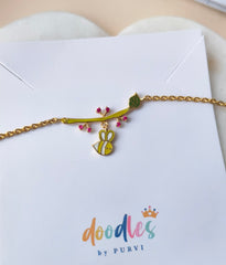 Bumblebee Garden Bracelet 2.6 Grams, 18KT Gold