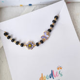 Lilac Butterfly Bloom Nazariya 3.98 a Pair Grams, 18KT Gold