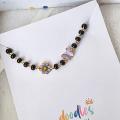 Lilac Butterfly Bloom Nazariya 3.98 a Pair Grams, 18KT Gold