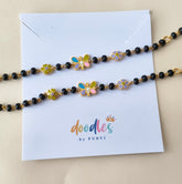 Twin Butterfly Bloom Nazariya a Pair 5 Grams, 18KT Gold