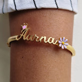 Floral Crown Kada 9.7 grams, 18KT Gold