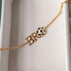 Soccer Star Bracelet 2.06 Grams, 14KT Gold