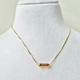 You Are Loved Personalised Necklace 5 Grams, 18KT Gold