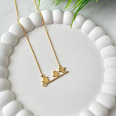 Bird Family Necklace 3.64 Grams, Silver