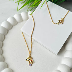 Teddy Pendant Necklace 3.12 Grams, Silver