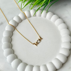 MOM Necklace 2.77 Grams, Silver