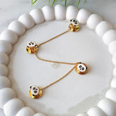 Panda Pals Kurta Buttons 5.67 grams, Silver