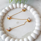 Airplane Enamel Kurta Buttons 5.77 grams, Silver