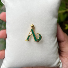 Personalized Gold A Initial Lapel 2.7gm 18kt