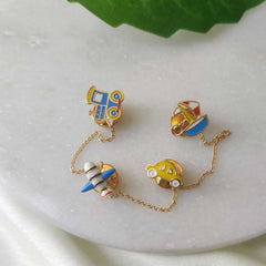 Transport Kurta Buttons 9 Grams, 18KT Gold