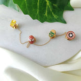 Super Hero Theme Kurta Buttons 13.5 Grams, 18KT Gold